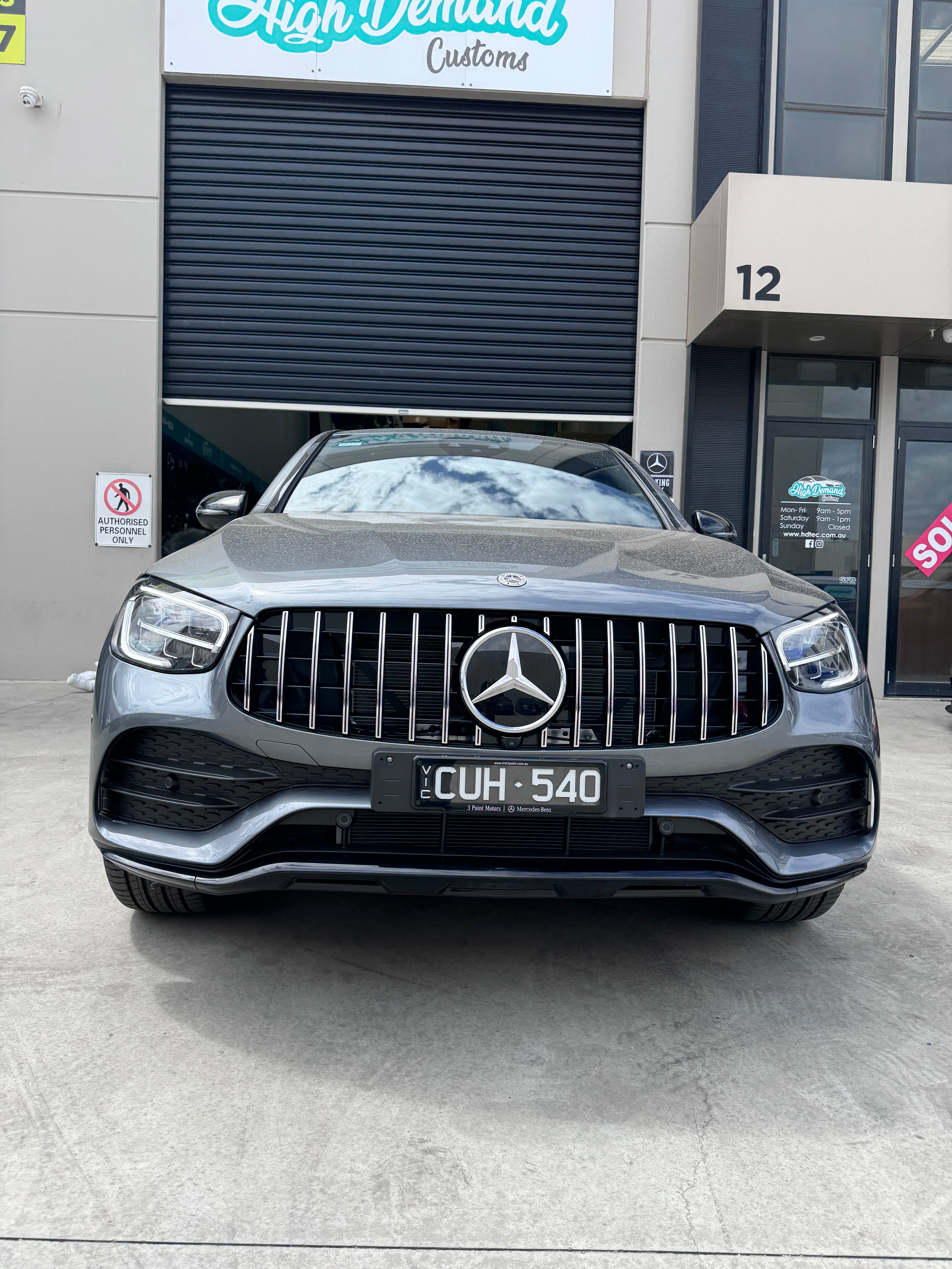 GLC AMG GT Grill 2022+ Chrome Grill